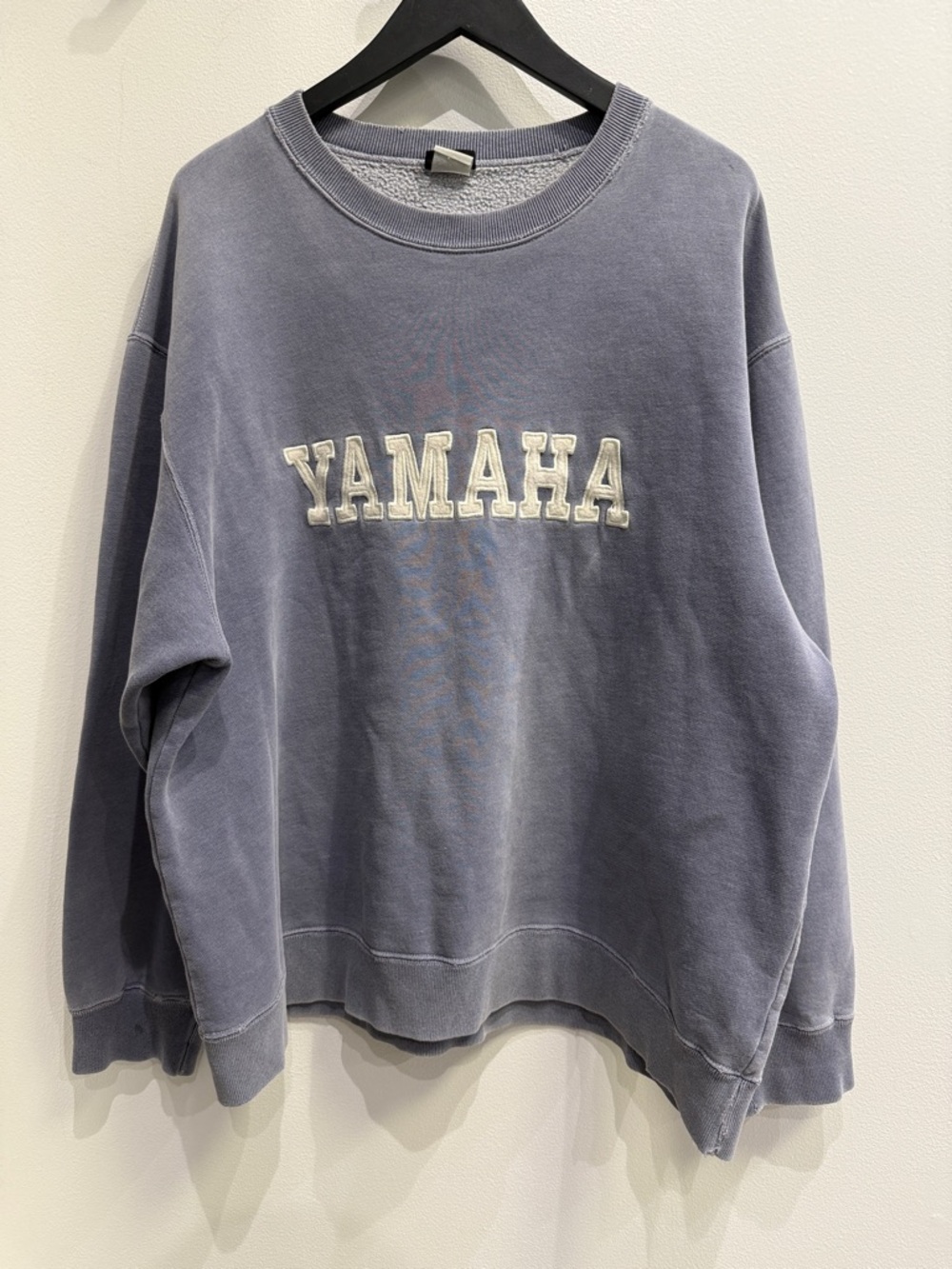 Yamaha Vintage Crewneck Sweater in Faded Blue-Gray